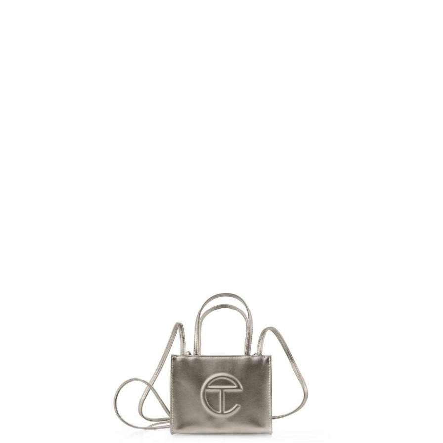 Bags * | Brand New Telfar Small Bronze Shopping Bag