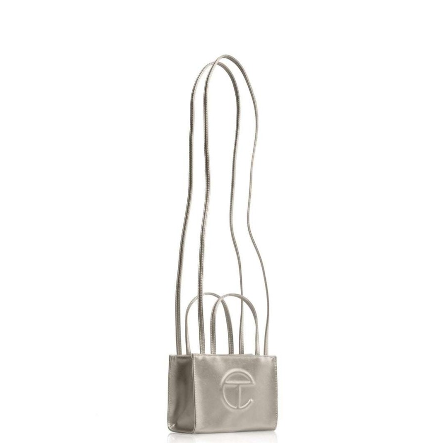 Bags * | Brand New Telfar Small Bronze Shopping Bag