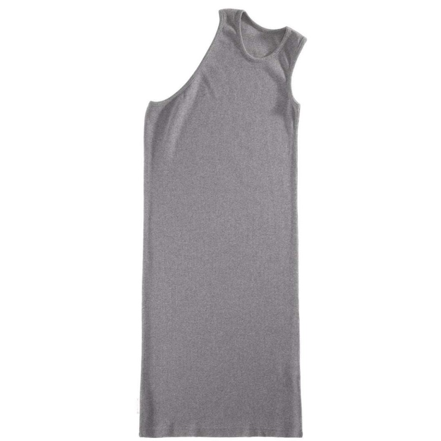 Apparel * | Outlet Telfar Half Tank Tunic Heather Grey