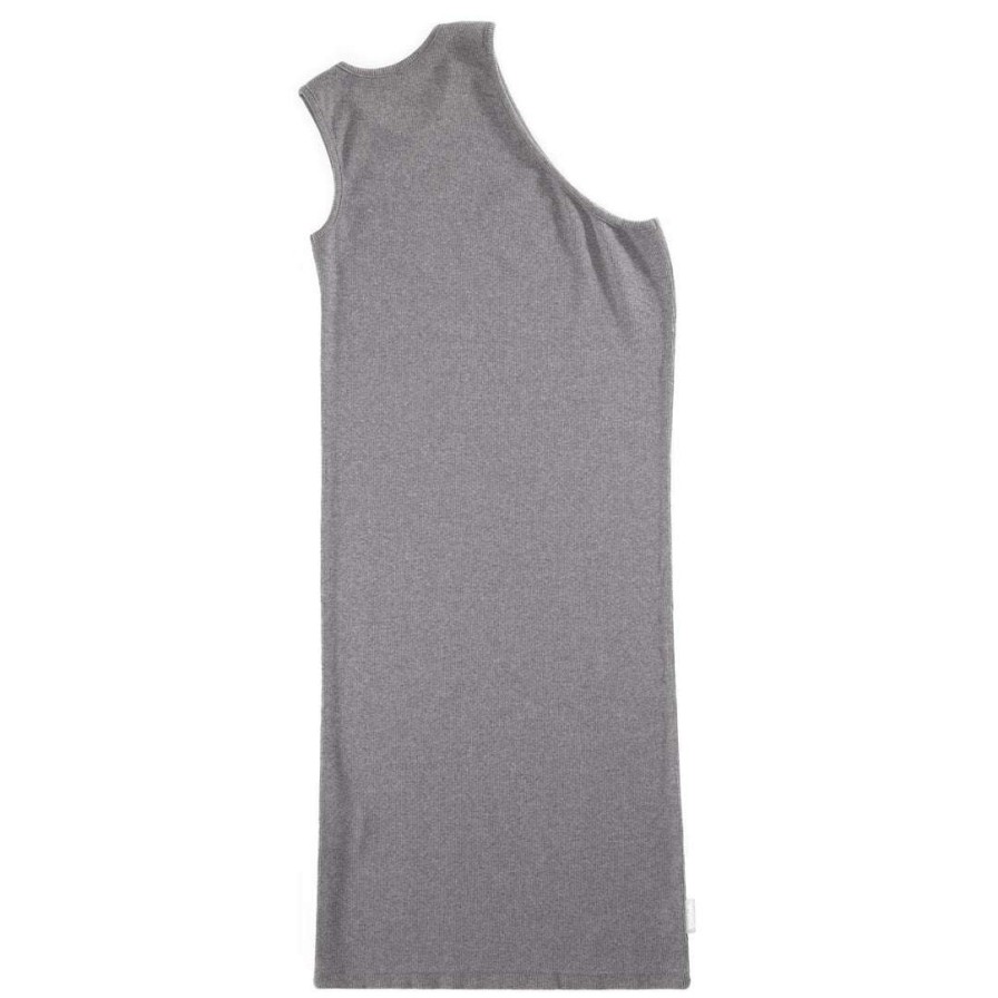 Apparel * | Outlet Telfar Half Tank Tunic Heather Grey