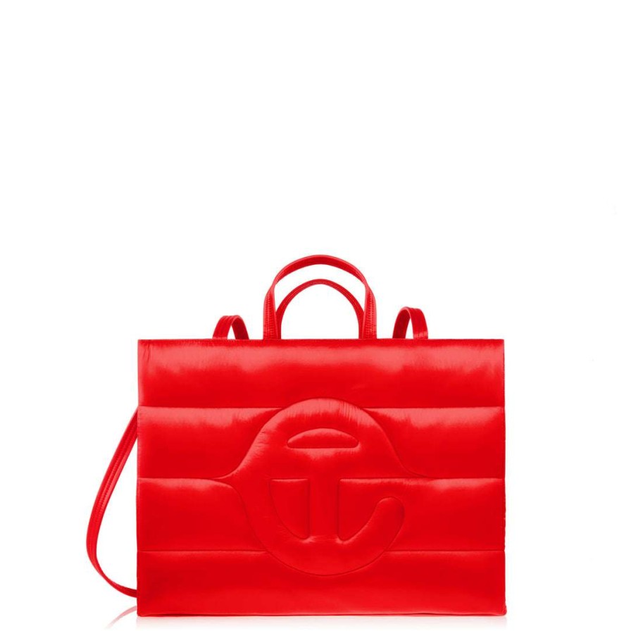 Bags * | Best Sale Telfar Large Puff Shopper Red