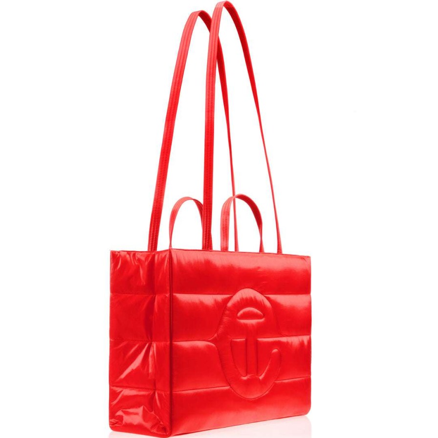 Bags * | Best Sale Telfar Large Puff Shopper Red