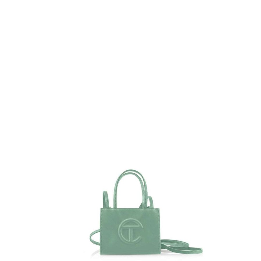 Bags * | Best Sale Telfar Small Sage Shopping Bag