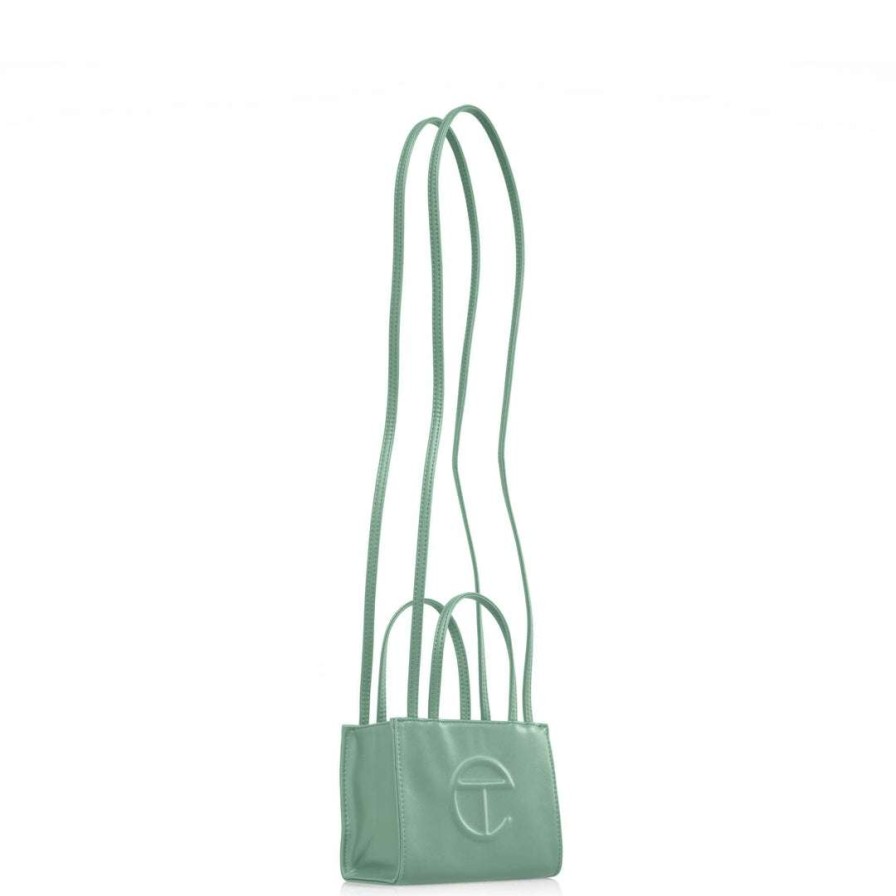 Bags * | Best Sale Telfar Small Sage Shopping Bag