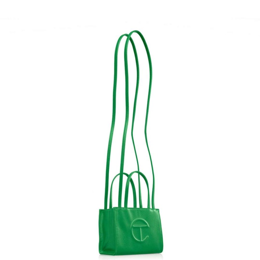 Bags * | Flash Sale Telfar Small Greenscreen Shopping Bag Shopping Bags