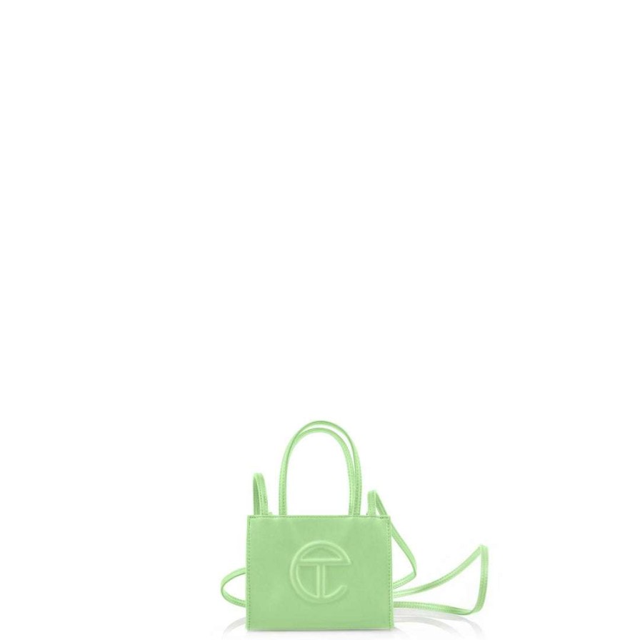 Bags * | Budget Telfar Small Double Mint Shopping Bag Shopping Bags