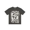 Apparel * | Best Reviews Of Telfar Florence Invite T Charcoal T-Shirts