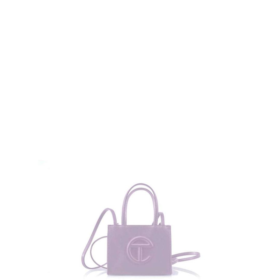 Bags * | Cheap Telfar Small Lavender Shopping Bag Shopping Bags