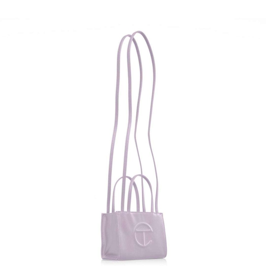 Bags * | Cheap Telfar Small Lavender Shopping Bag Shopping Bags