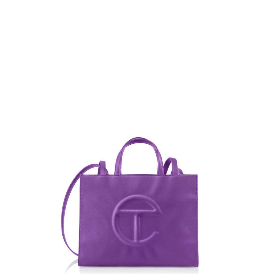 Bags * | Top 10 Telfar Shopping Bags Medium Grape Shopping Bag