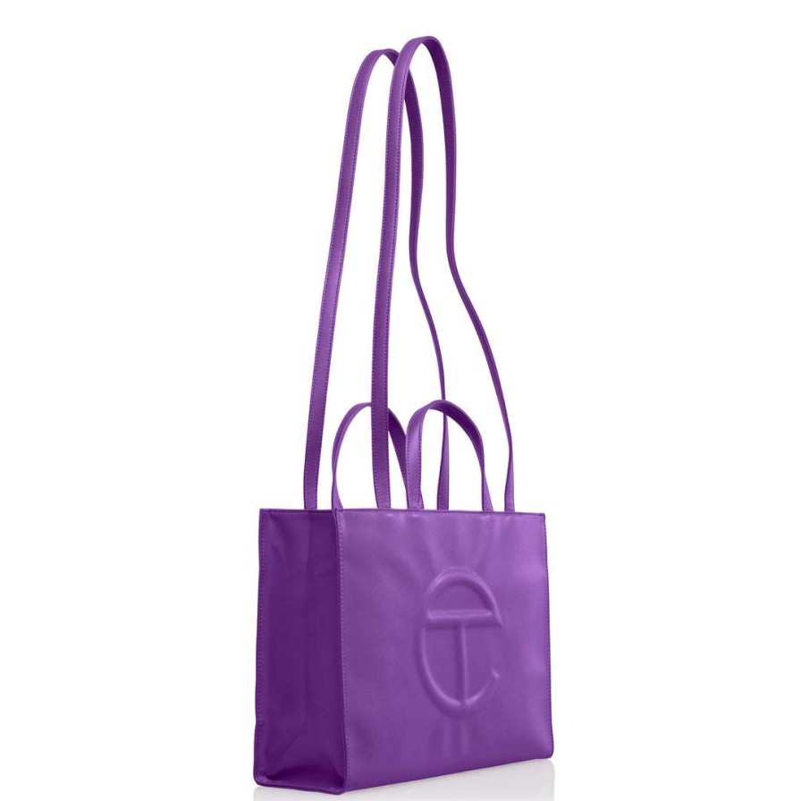 Bags * | Top 10 Telfar Shopping Bags Medium Grape Shopping Bag