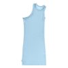 Apparel * | Top 10 Telfar Half Tank Tunic Pool Blue Rib Knits