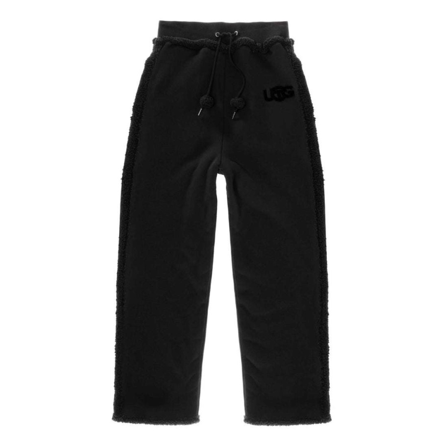 Apparel * | Outlet Ugg X Telfar Sweatpant Black Hoodies + Sweats