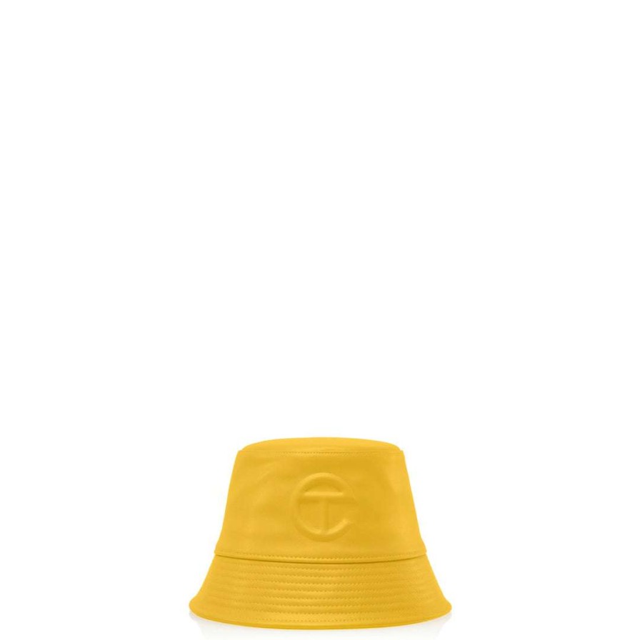 Accessories * | Flash Sale Telfar Bucket Hat Yellow