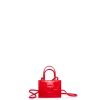 Bags * | Deals Telfar Small Red Patent Shopping Bag Patent Shoppers