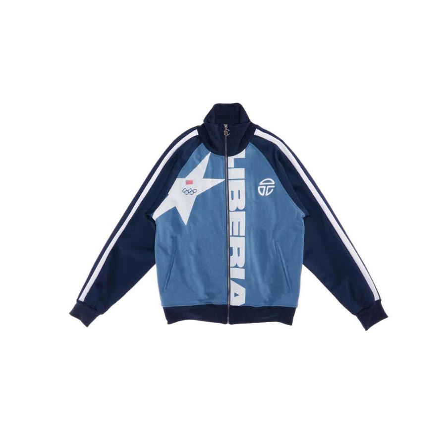 Apparel * | Hot Sale Track Jacket Liberia Navy