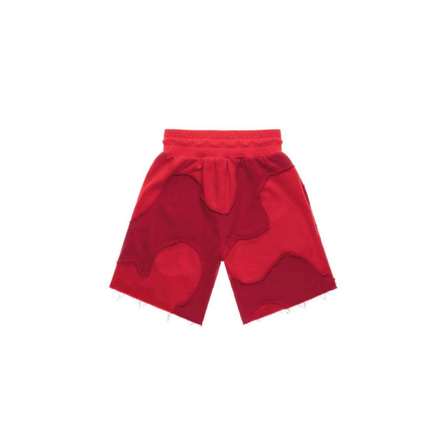 Apparel * | Best Pirce Telfar Camo Sweatshort Red