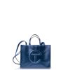 Bags * | Coupon Telfar Medium Cobalt Shopping Bag Shopping Bags