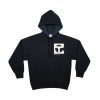 Apparel * | Deals Telfar Hoodies + Sweats Monogram Hoodie Ebony