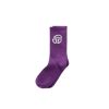 Accessories * | Promo Telfar Athletic Logo Socks Grape