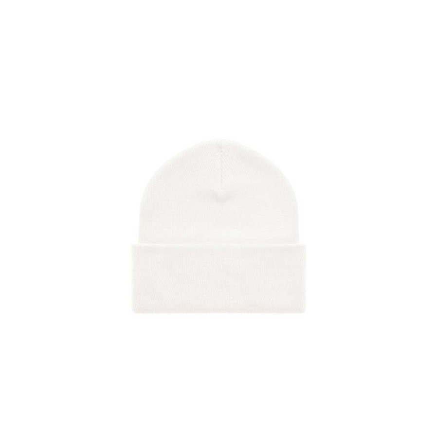 Accessories * | Coupon Telfar Beanies Embroidered Beanie White/White