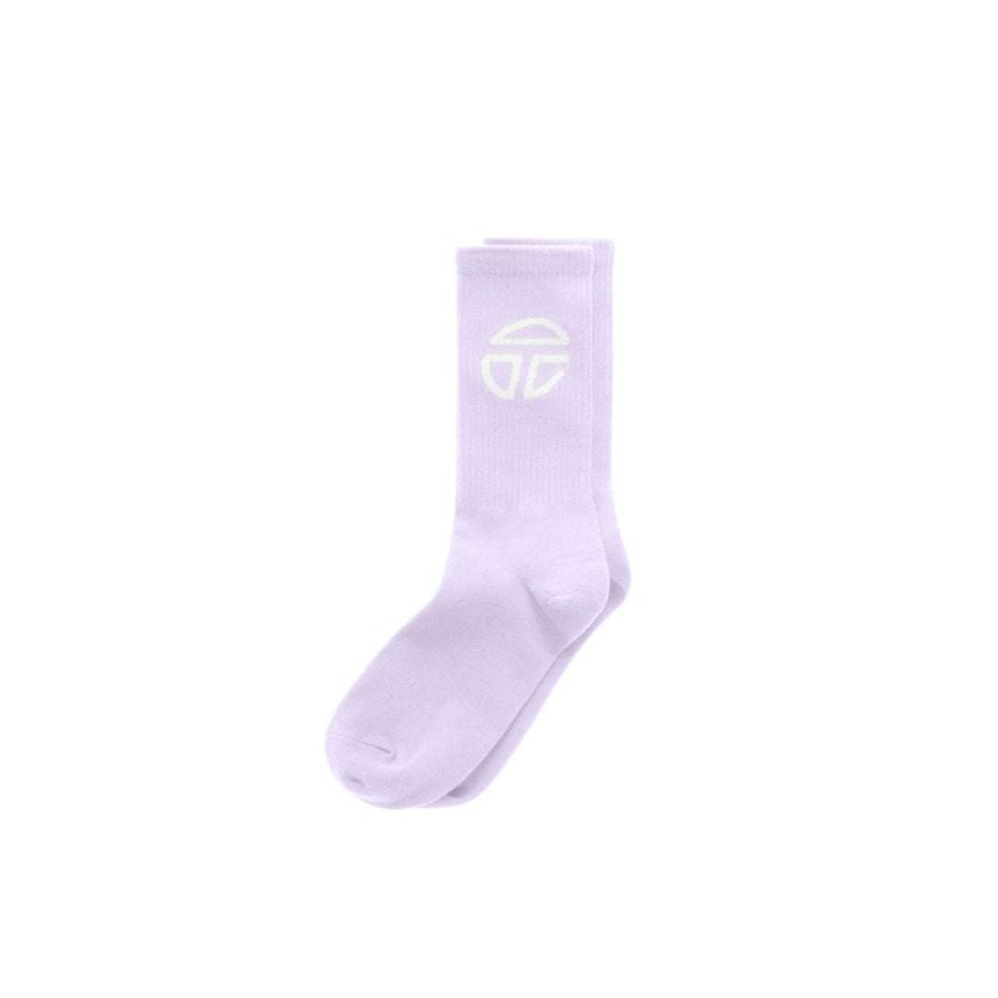 Accessories * | Best Deal Telfar Athletic Logo Socks Lavender