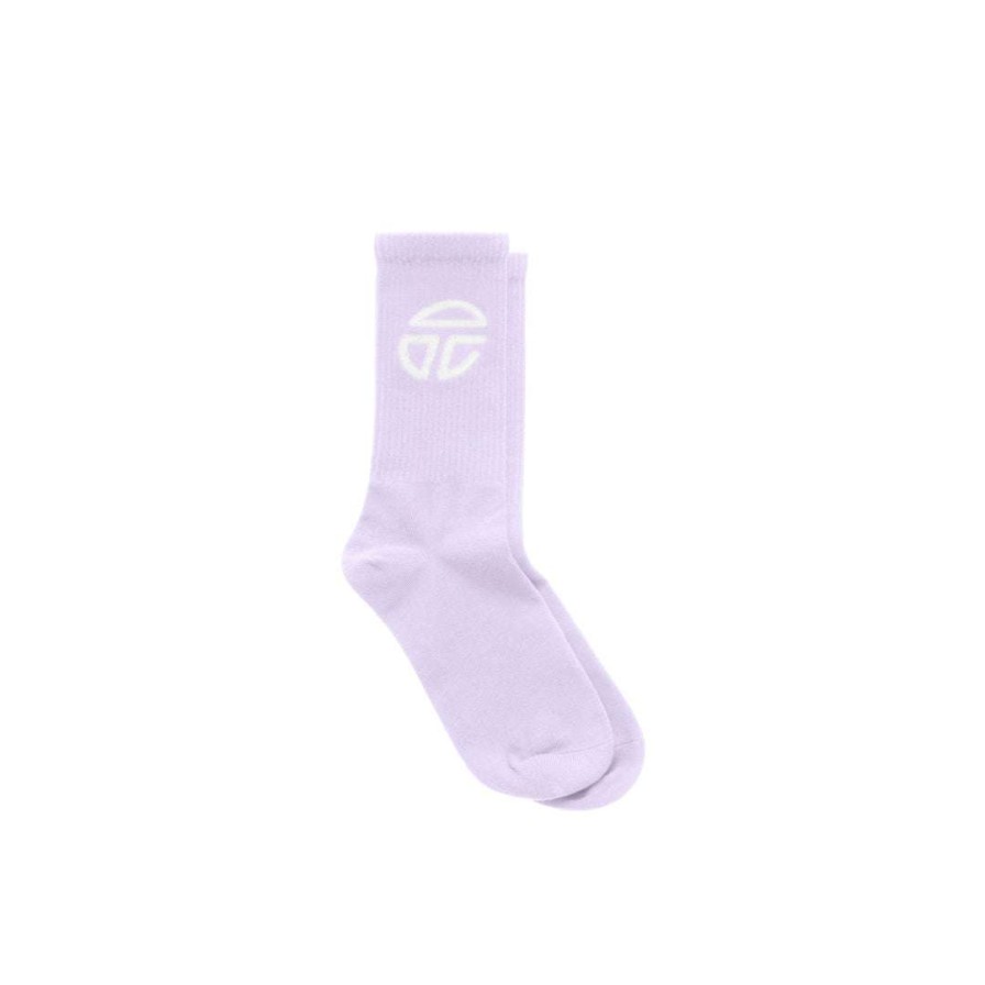 Accessories * | Best Deal Telfar Athletic Logo Socks Lavender