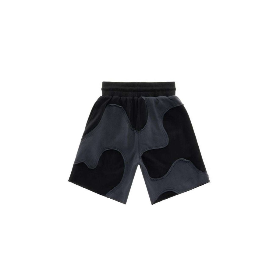 Apparel * | Hot Sale Telfar Camo Sweatshort Black/Off-Black