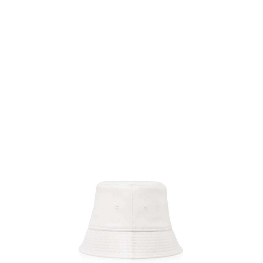 Accessories * | Best Sale Telfar Bucket Hat White