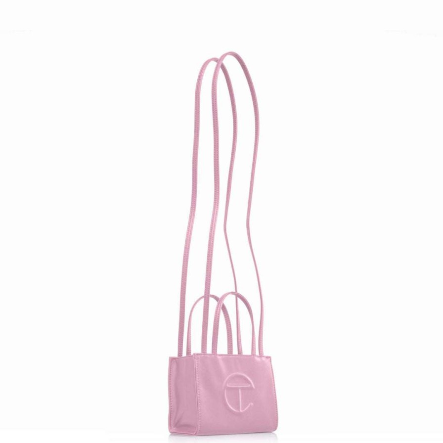 Bags * | Brand New Telfar Small Bubblegum Shopping Bag