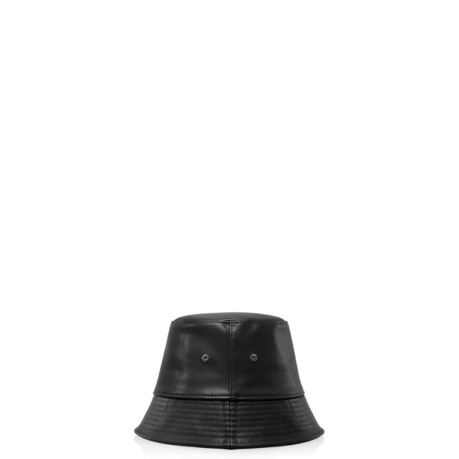 Accessories * | Cheap Telfar Bucket Hat Black Bucket Hats