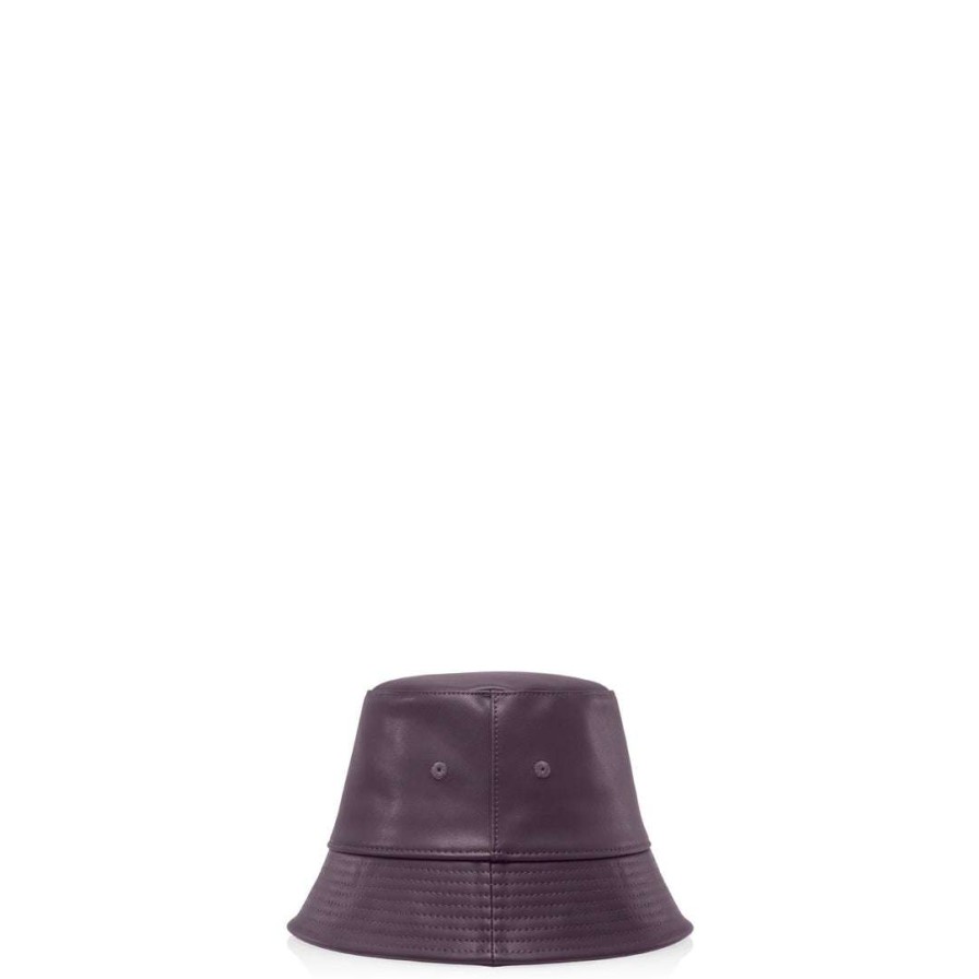 Accessories * | Best Deal Bucket Hats Telfar Bucket Hat Eggplant