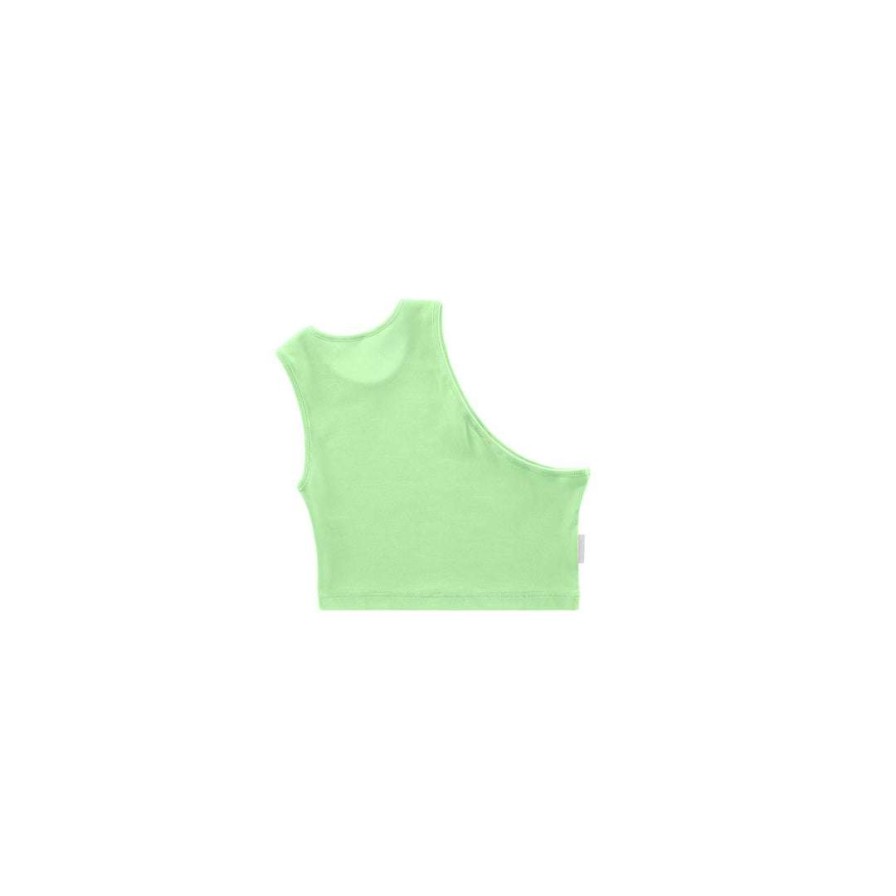 Apparel * | Outlet Telfar Cropped Half Tank Doublemint