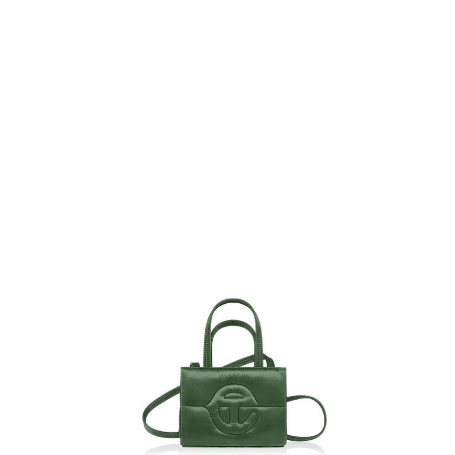 Bags * | Cheapest Telfar Small Puff Shopper Green Telfar Puff