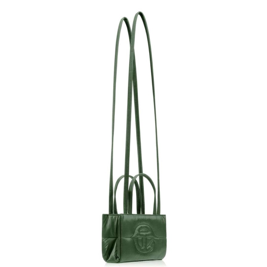 Bags * | Cheapest Telfar Small Puff Shopper Green Telfar Puff