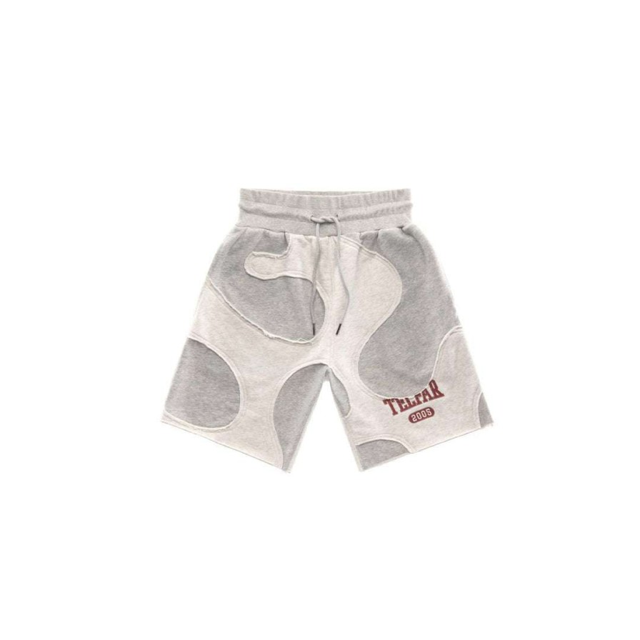 Apparel * | Flash Sale Telfar Camo Sweatshort Heather Grey