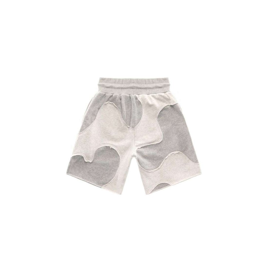 Apparel * | Flash Sale Telfar Camo Sweatshort Heather Grey