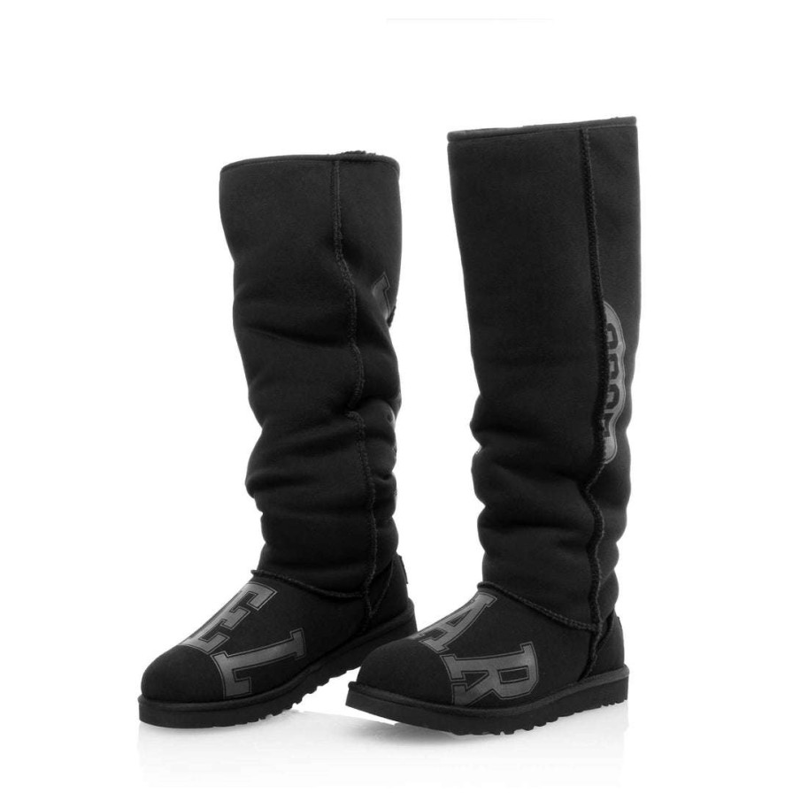 Shoes * | Coupon Ugg X Telfar Fleece Tall Black