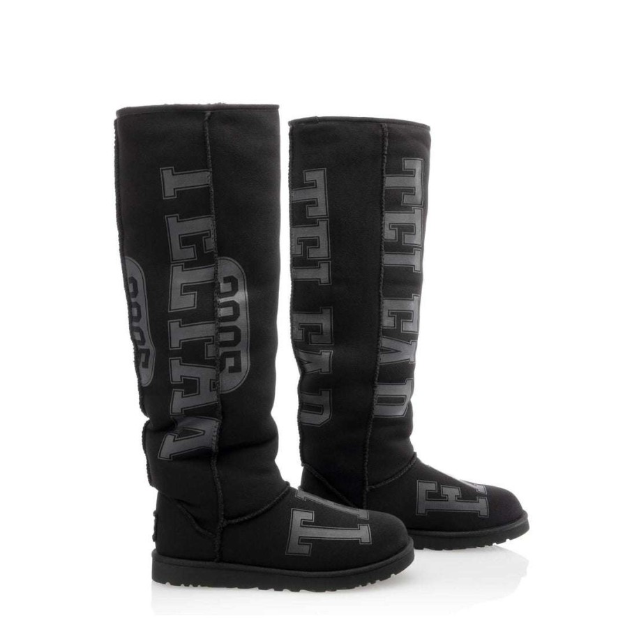 Shoes * | Coupon Ugg X Telfar Fleece Tall Black