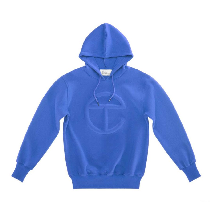 Apparel * | Best Pirce Telfar Embossed Hoodie Painter'S Tape