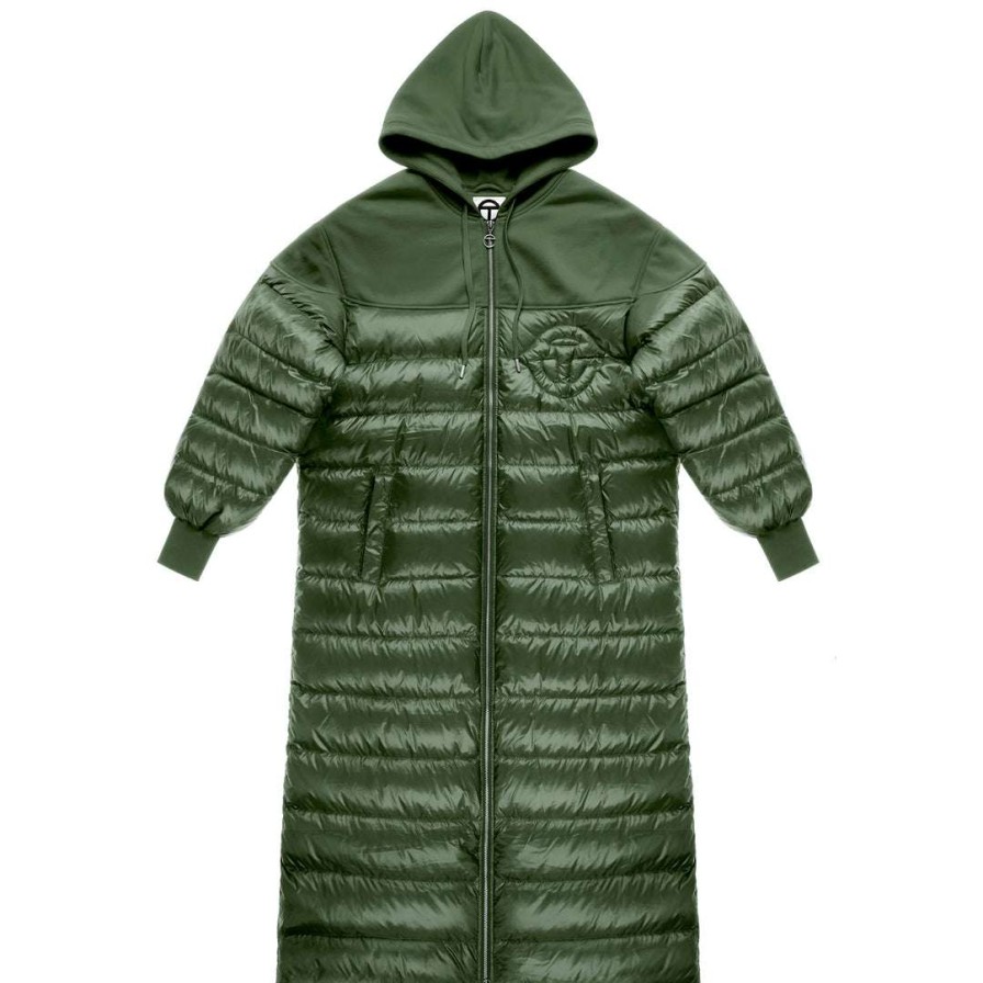 Apparel * | Wholesale Telfar Puff Hoodie Coat Green