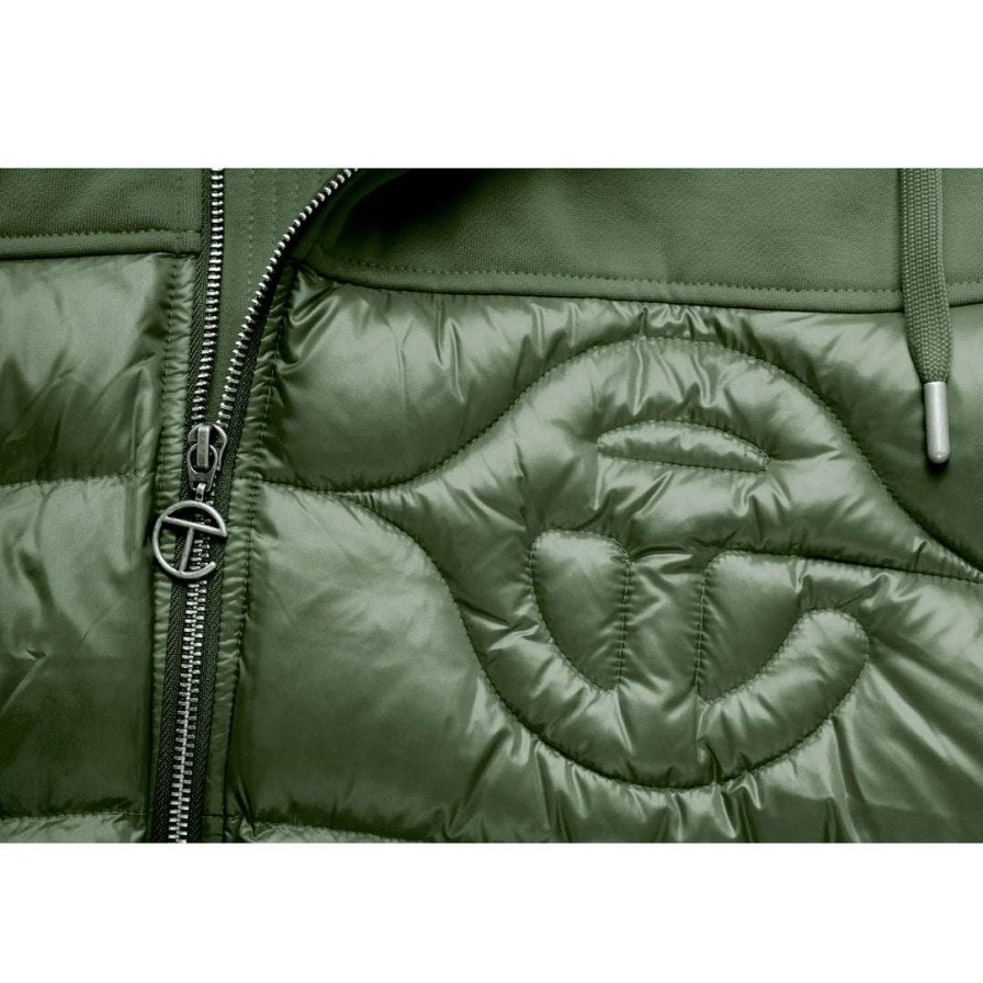 Apparel * | Wholesale Telfar Puff Hoodie Coat Green