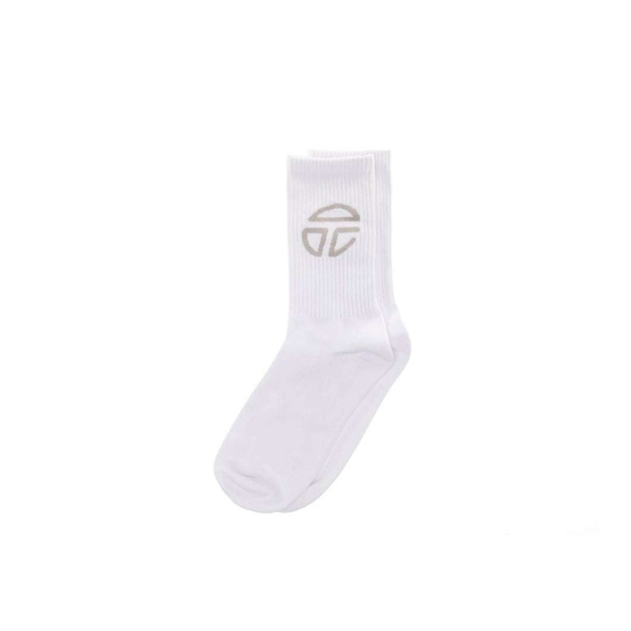 Accessories * | Wholesale Telfar Athletic Logo Socks White