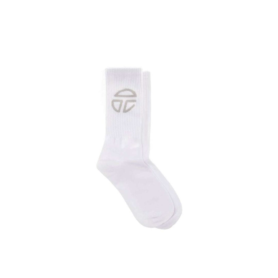 Accessories * | Wholesale Telfar Athletic Logo Socks White