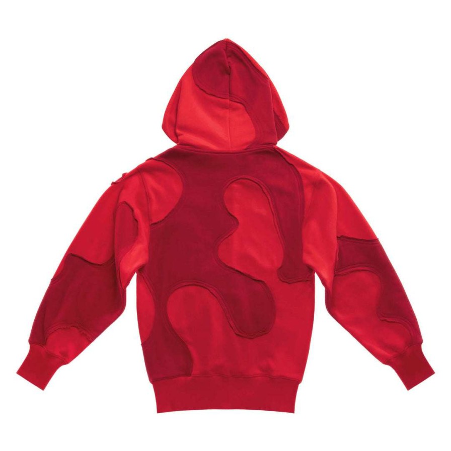 Apparel * | Promo Telfar Camo Hoodie Red