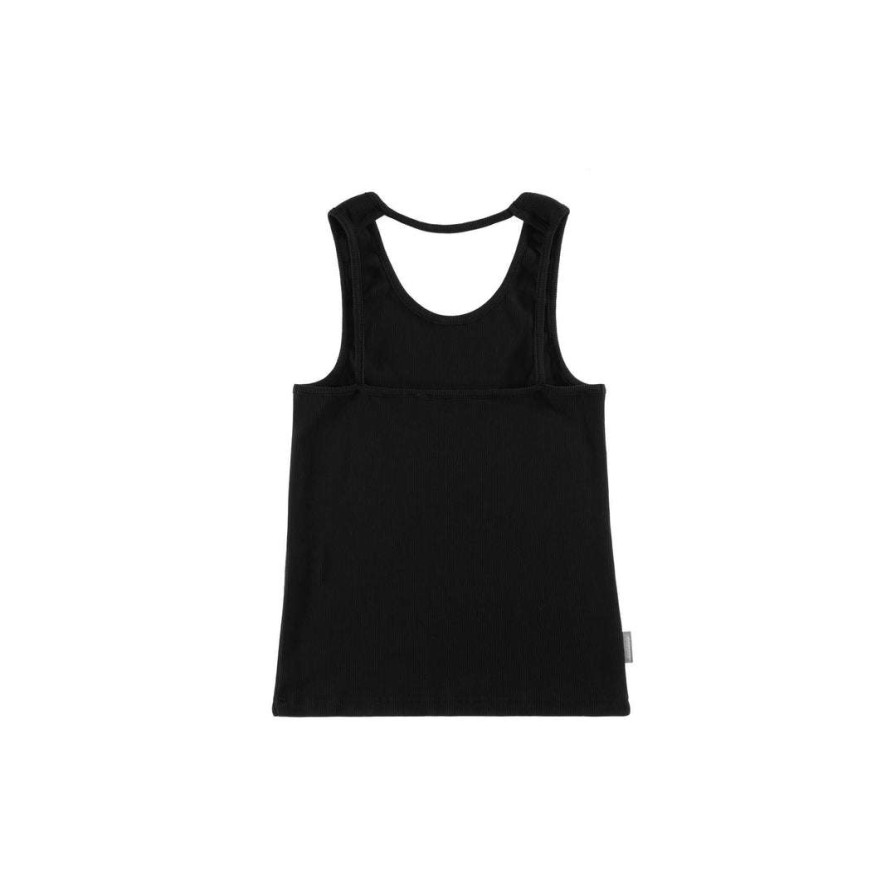 Apparel * | Promo Telfar Halter Tank Top Black