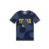 Apparel * | Promo Telfar Camo T-Shirt Navy