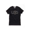 Apparel * | Discount T-Shirts Ugg X Telfar Crystal Logo Tee Black