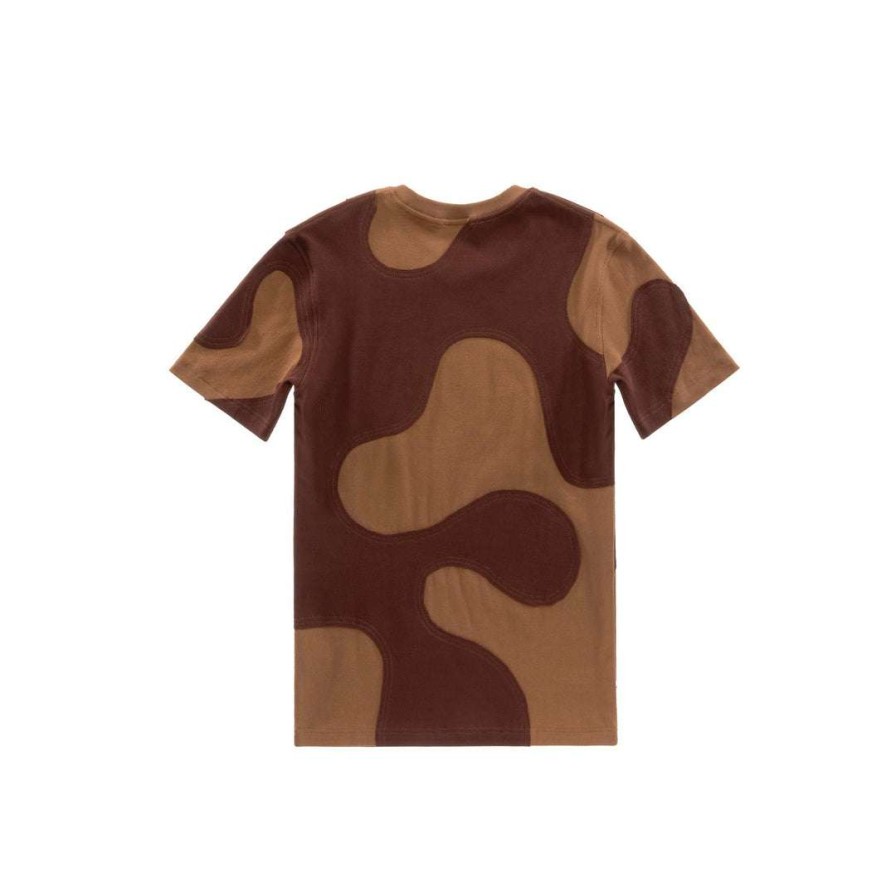 Apparel * | Deals Telfar Camo T-Shirt Chocolate