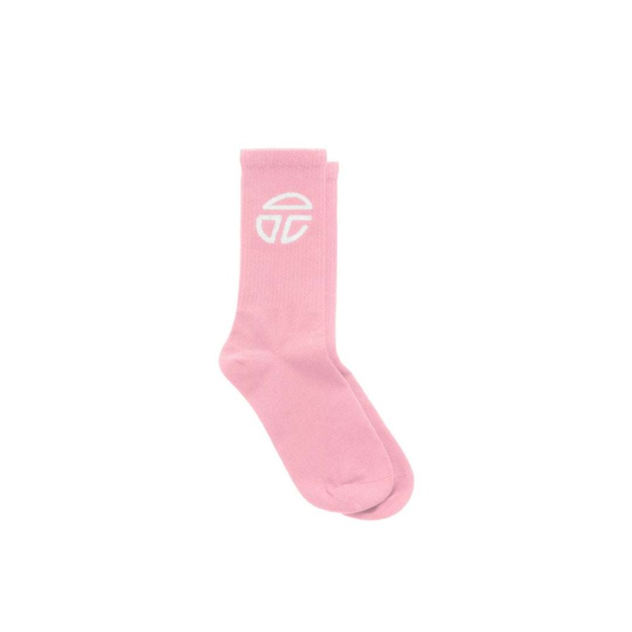 Accessories * | Brand New Telfar Athletic Logo Socks Bubblegum